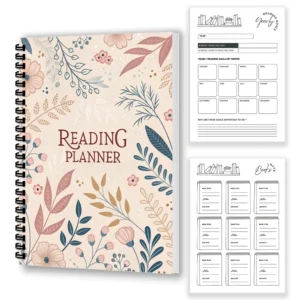 Reading Planner Journal for Book Lovers